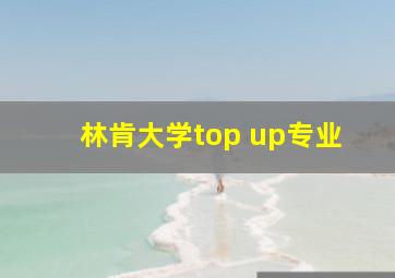 林肯大学top up专业